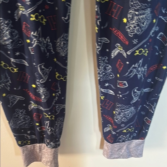 Harry Potter Warner Bros Blue and Red Pajama Bottoms - Picture 4 of 10